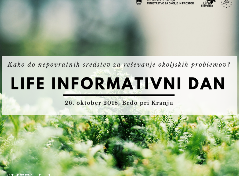 LIFE informativni dan 2019